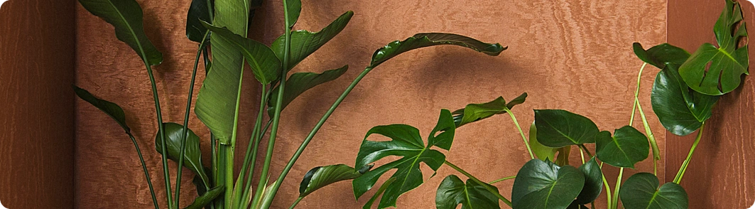 Metallic orange wallpaper look stunning at room space